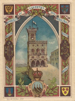Repubblica di San Marino, Commissione del Palazzo del Consiglio - Commemorative San Marino Envelope