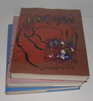 Item #12-0044 Chagall Lithographe. Vols. I, II. Fernand Mourlot, Julien Cain, Marc Chagall