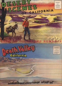 Item #12-0053 Death Valley, California and Desert Scenes of California. Western Pub., Novelty Co,...