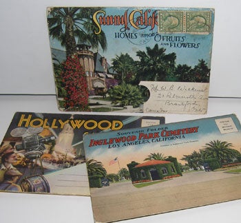 Longshaw Card Co. (Los Angeles, Calif.) - Souvenir Folders of Inglewood Park Cemetery, Hollywood, and Sunny California Homes Among Fruits and Flowers
