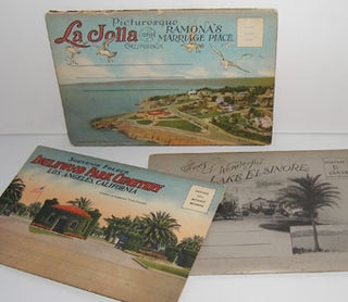 Item #12-0063 Souvenir Folders of Inglewood Park Cemetery in Los Angeles, La Jolla, and Wonderful...