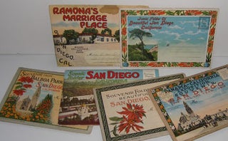 Item #12-0068 Souvenir Folders of San Diego, California, including Ramona's Marriage Place....