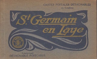 Item #12-0113 St. Germain en Laye: Cartes postales détachables en couleur. Imp. L'Abeille, Paris