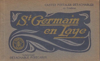Item #12-0113 St. Germain en Laye: Cartes postales détachables en couleur. Imp. L'Abeille, Paris.