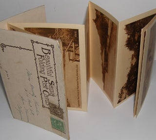 Item #12-0122 Beautiful Sepia Folding Post Cards of Oakland, California. Pacific Novelty Co,...