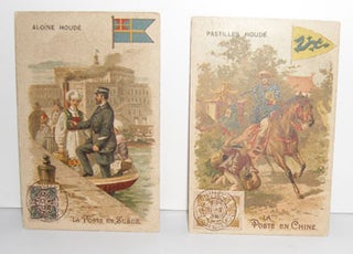 Item #12-0131 Postcards for Sweden and China. Houdé, Paris
