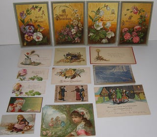 Item #12-0159 Lot of Christmas cards. Norwell Shepard, etc Co. ., Mass Boston