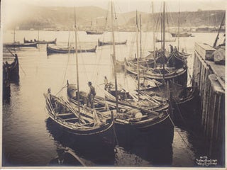 Item #12-0168 Norwegian fishing boats. Wilse Christiania