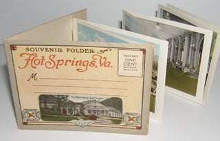 Item #12-0264 Souvenir Folder of Hot Springs, Virginia. Curt Teich, Co, Ill Chicago