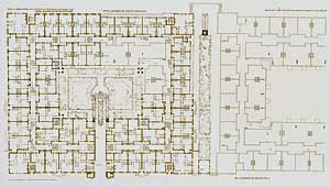 Item #12-0514 Lexington Terraces. Ground Plan, 1909. Pl. VII. Frank Lloyd Wright