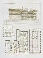Item #12-0523 Bank and office building for the City National Bank, Mason City, Iowa, 1909. Pl....
