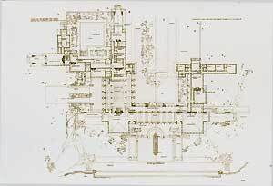 Item #12-0526 Design for summer residence of Harold McCormick at Lake Forest, Illinois. Ground...
