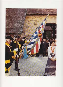 Item #12-0560 Château du Clos de Vougeot U.S. Bicentennial Celebration. Menu cover for the...