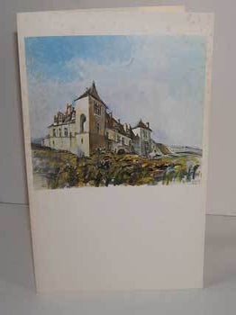 Item #12-0561 Menu cover for the Confrérie des Chevaliers du Tastevin. Paul Joly-Delvalat,...