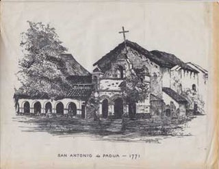 Item #12-0570 San Antonio de Padua, 1771. J. D. Holbrook