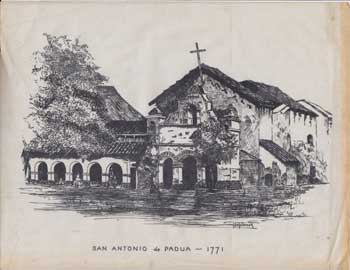 Item #12-0570 San Antonio de Padua, 1771. J. D. Holbrook.