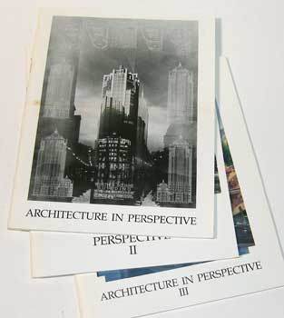 Item #12-0642 Architecture in Perspective I, II and III. American Society of Architectural...