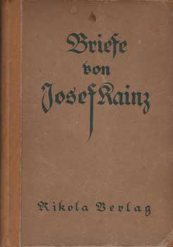 Item #12-0990 Briefe Von Josef Kainz. Hermann Bahr