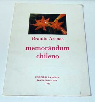 Item #12-1003 Memorándum Chileno. Braulio Arenas