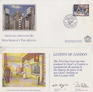 Item #12-1278 Lloyd's of London First Day Cover to Commemorate the Opening of the New Lloyd's...