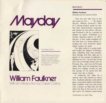Faulkner, William - Dust Jacket for Mayday