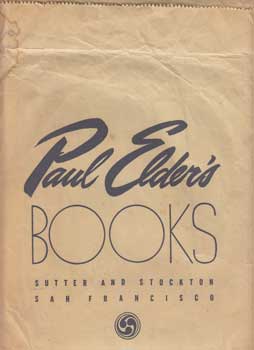 Item #12-1357 Bag from Paul Elders' Books, Sutter and Stockton, San Francisco. Paul Elders'...