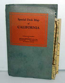 Item #12-1759 Heald-Menerey's Geographical, Commerical and Recreational Map of California....