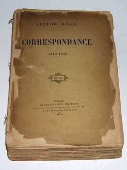 Item #12-1760 Correspondance 1815-1835. Victor Hugo