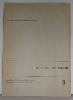 Item #12-1846 L'accord de Paris. Association d'amitié franco-vietnamienne, France Paris