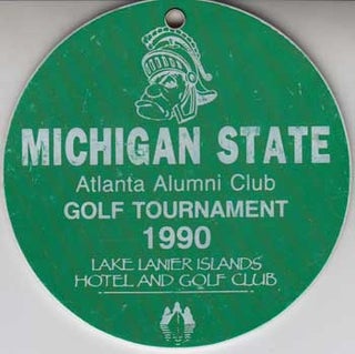 Item #13-0054 Michigan State Atlanta Alumni Club Golf Tournament 1990. Lake Lanier Islands Hotel...