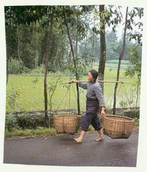 Item #13-1285 [Woman With Baskets]. 20th Century Photographer