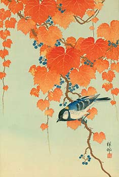 Item #13-1292 [Maple leaves]. 20th Century Japanese Artist.