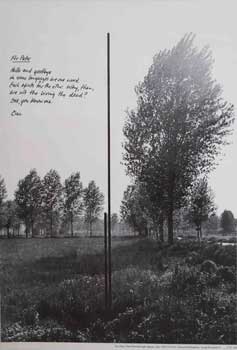 Item #13-1318 Two Pipes. Peter Downsborough, Segrate Italy 1974. Duncan McNaughton, Peter Downsbrough, Poet, Artist.