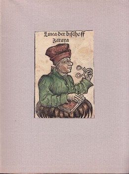 Item #15-1022 Original 1493 Woodcut from the Nuremburg Chronicle Depicting Linea der Bischoff Zaraya. A. Koberger.