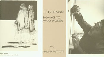 Item #15-10673 Homage To Navajo Women: A Suite of Five Original Lithographs by R. C. Gorman. Tamarind Institute, R. C. Gorman, Gerald Theisen, NM Albuquerque, intr.