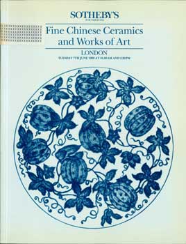 Fine Chinese Ceramics and Works of Art. June 7, 1988. Sale "FUKIEN." Lots # 1 - 344. Sotheby's, London.