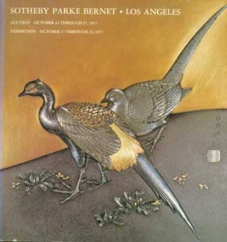 Item #15-11099 Public Auction: Sotheby Parke Bernet, Los Angeles. October 24 - 27, 1977. Sale #...