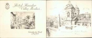 Item #15-11180 Brochure from Hotel Hassler "Villa Medici," Trinita dei Monti, Roma. Non Est In...