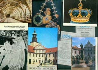 Item #15-11214 Munich Travel Ephemera: Die Antikensammlungen am Konigsplatz in Munchen; Residenz...