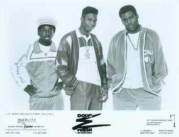 Item #15-11313 Doug E. Fresh And the Get Fresh Crew Publicity Photograph, for City Slicker Productions. City Slicker Productions, New York.