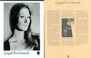 Item #15-11363 Gayle McCormick Publicity Photographs & Biographical Profiles for Fantasy Records....