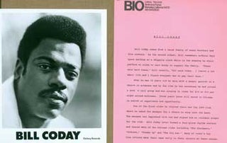 Item #15-11367 Bill Coday Publicity Material. Photographs & Biographical Profiles for Galaxy...