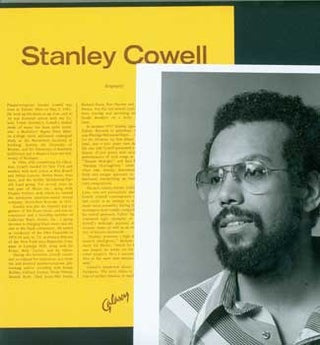 Item #15-11371 Stanley Cowell Publicity Material. Photographs & Biographical Profiles for Galaxy...