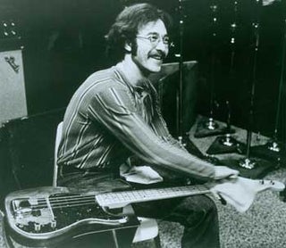 Item #15-11375 Stu Cook of Creedence Clearwater Revival, Publicity Photograph. Jim Marshall, phot