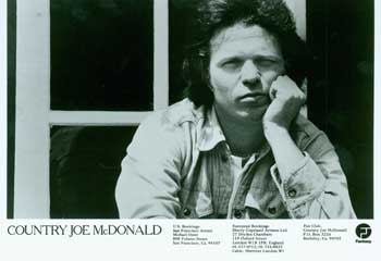 Item #15-11417 Country Joe McDonald: Publicity Photograph for Fantasy Records. Fantasy Records, CA San Francisco.