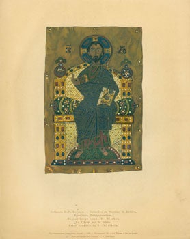 Item #15-3555 Hristos Vsederzhitel', Vizantijskaja èmal' X--XI veka = LeChristsur le trône. Email byzantin du X--XI siècle. A. I. Vil'borg.