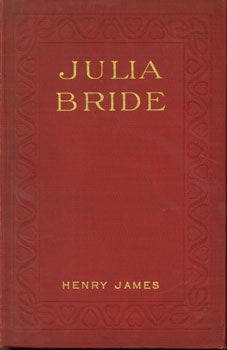 Item #15-3880 Julia Bride. Henry James.