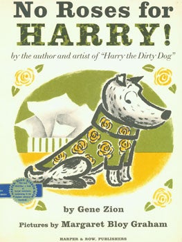 Item #15-4108 Dust-Jacket for No Roses for Harry. Gene Zion, Margaret Bloy Graham