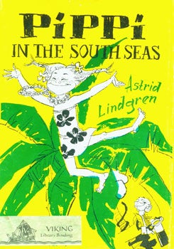 Item #15-4171 Dust-Jacket for Pippi in the South Seas. Astrid Lindgren, Louis S. Glanzman