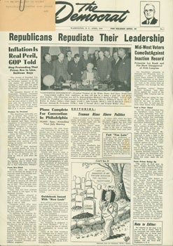 Item #15-4229 The Democrat. Vol. 1, No. 1. April 1948. Democratic National Committee